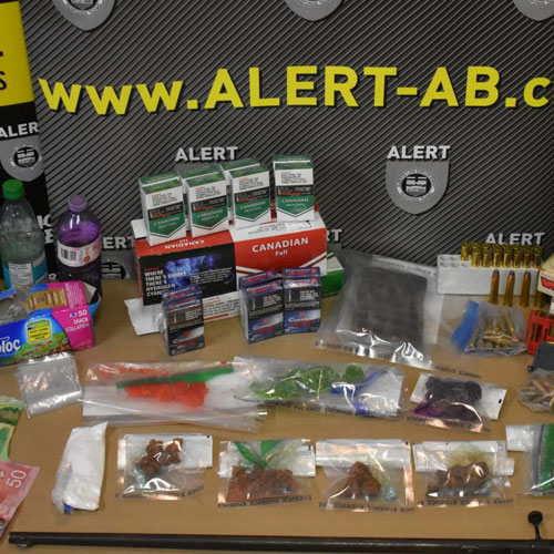 Fentanyl and firearm seized in northern Alberta